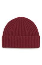 Men's Nordstrom Men's Shop Cashmere Knit Cap - Red