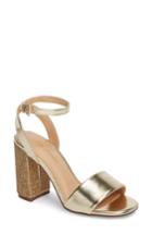 Women's Lauren Lorraine Julia Sandal .5 M - Metallic