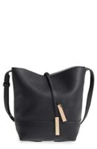Street Level Faux Leather Bucket Bag -