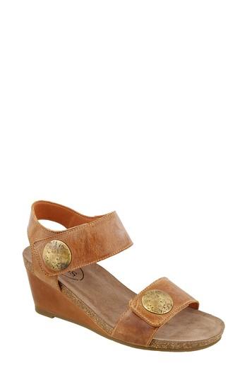 Women's Taos 'carousel 2' Wedge Sandal -9.5us / 40eu - Brown