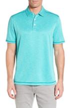 Men's Tommy Bahama New Double Tempo Spectator Jersey Polo - Green