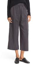 Women's Vince Stripe Slouchy Pull-on Crop Pants