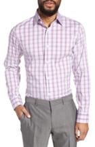 Men's Bonobos Sorrie Slim Fit Stretch Plaid Dress Shirt 34 - Purple