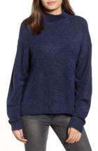 Women's Leith Cozy Mock Neck Sweater - Blue