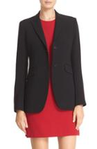 Women's Theory 'andorie - Admiral Crepe' Peak Lapel Jacket