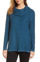 Women's Caslon Knit Cowl Neck Tunic, Size - Blue