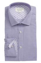 Men's Ted Baker London Murgese Trim Fit Geometric Dress Shirt 32/33 - Purple