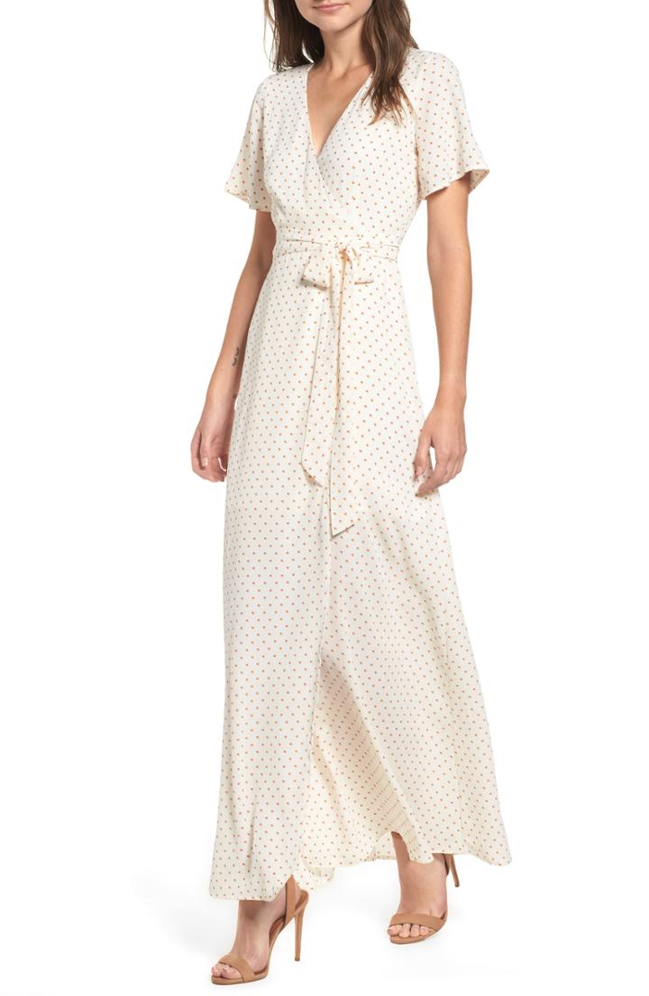 Women's Leith Wrap Maxi Dress - Ivory