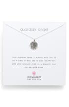 Women's Dogeared Guardian Angel Coin Necklace