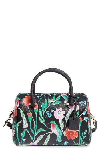 Kate Spade New York Cameron Street - Jardin Large Lane Faux Leather Satchel - Black