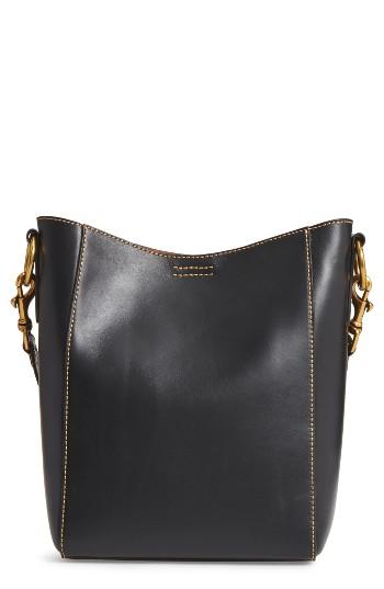 Frye Harness Leather Bucket Bag - Black