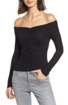 Women's Ten Sixty Sherman Cinched Off The Shoulder Top - Black