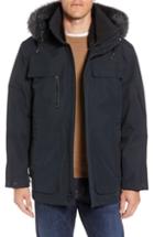 Men's Andrew Marc Hamilton 3-in-1 Down Parka With Genuine Fox Fur Trim, Size - Black