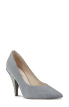 Women's Nine West Whistles Pump .5 M - Grey
