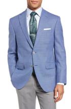 Men's David Donahue Connor Classic Fit Houndstooth Wool Sport Coat