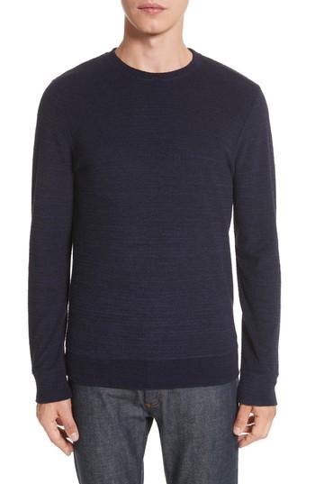 Men's A.p.c. Jeremie Crewneck Sweater - Blue