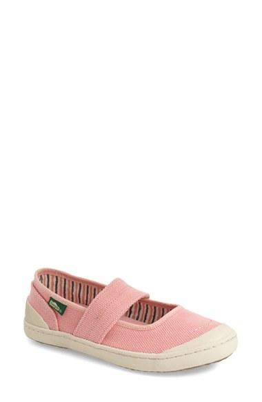 Women's Simple 'cactus' Mary Jane Flat .5 M - Pink