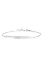 Women's Messika Double Bar Diamond Line Bracelet