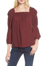 Women's Cece Ruffle Blouse, Size - Red