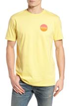 Men's Rvca Glitch Motors T-shirt - Yellow