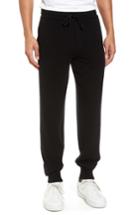 Men's James Perse Slim Fit Cashmere Sweatpants (l) - Black