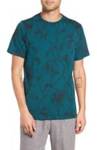 Men's Native Youth Floral Print T-shirt - Blue