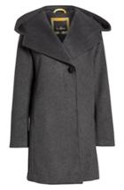 Women's Sam Edelman Shawl Collar Hooded Coat