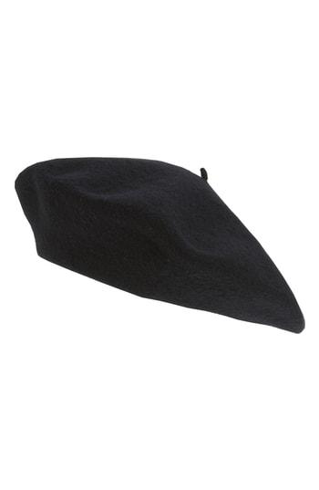 Women's Gucci Wool Beret - Black