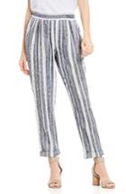 Women's Two By Vince Camuto Stripe Linen Blend Ankle Pants