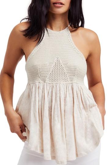 Women's Free People Road Trip Knit Tank - Ivory