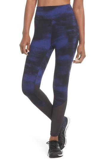 Women's New Balance Elixir Print Tights - Blue