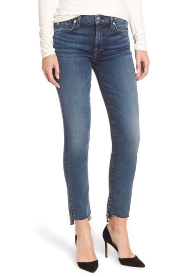 Women's 7 For All Mankind B(air) Roxanne Step Hem Ankle Slim Jeans - Blue