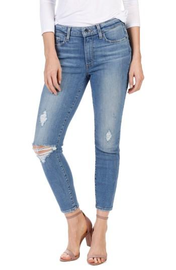 Women's Paige Transcend Vintage - Hoxton High Waist Crop Jeans