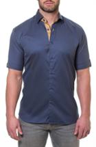 Men's Maceoo Fresh Pace Slim Fit Sport Shirt (s) - Blue