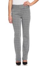 Women's Cece Glen Plaid Jacquard Mini Bootcut Pants