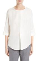 Women's Joseph Caro Linen & Silk Shirt