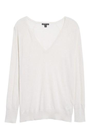 Women's James Perse Deep V-neck Sweater