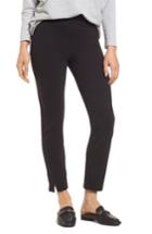 Women's Hue High Waist Skimmer Pants - Black