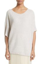 Women's St. John Collection Cashmere Asymmetrical Sweater, Size - Pink