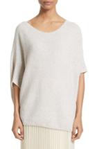 Women's St. John Collection Cashmere Asymmetrical Sweater, Size - Pink