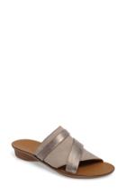 Women's Paul Green 'bayside' Leather Sandal Us / 3.5uk - Grey