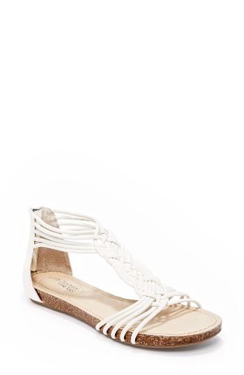 Women's Adam Tucker Cali Sandal .5 M - White