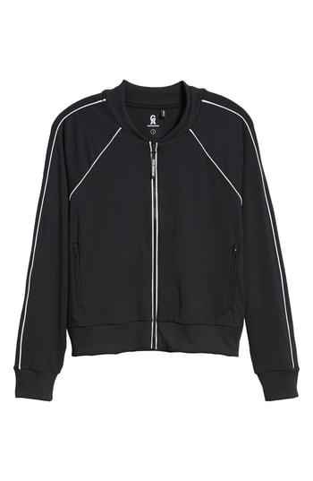 Women's Good American Piped Bomber Jacket