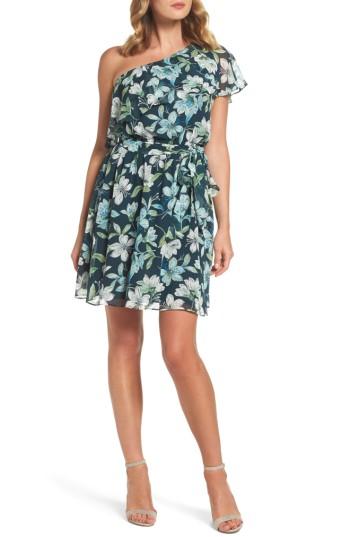 Women's Eliza J Ruffle One-shoulder Dress