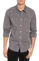 Men's Cova Seaside Fit Sport Shirt, Size Small - Grey