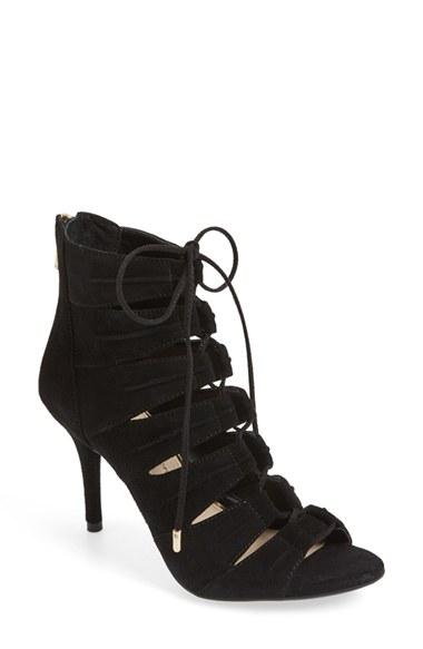 Women's Jessica Simpson 'mahiri' Ghillie Open Toe Bootie