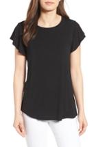 Women's Bobeau Flutter Sleeve Tee