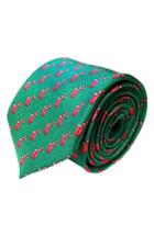 Men's Lazyjack Naughty Or Nice Silk Tie, Size - Green