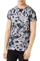 Men's Topman Ruthless Graphic Tie Dye T-shirt