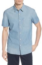 Men's Ag Pearson Regular Fit Short Sleeve Sport Shirt - Blue